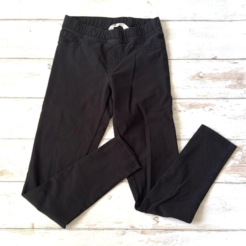 H&M Girls Size 10-11y Black Jeggings Pants Leggings Elastic Waist Band Size 10